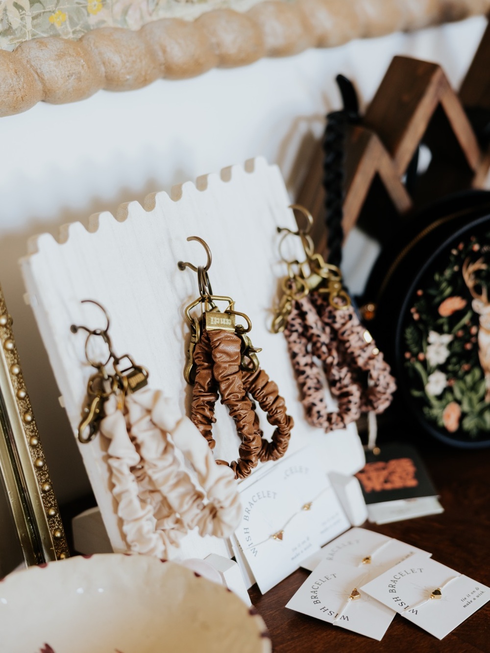 Oat Milk Luxe Bracelet Keychain NWT